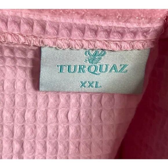 Turquaz Linen Pink Wrap Skirt Plus Size Women’s Waffle Knit US Size XXL NWT - Picture 8 of 9